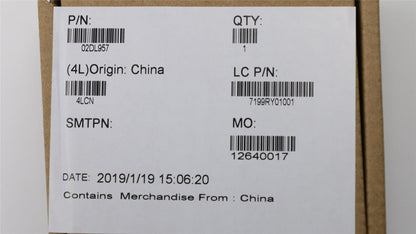 Lenovo 02DL957 THM PAD SSD GR45A 19X19X1.5 WEIHAN