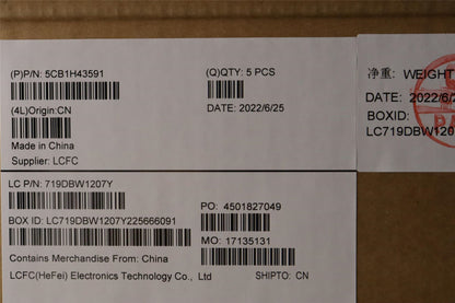 Lenovo IdeaPad 3 14IAU7 Palmrest Cover Touchpad Keyboard UK 5CB1H43591