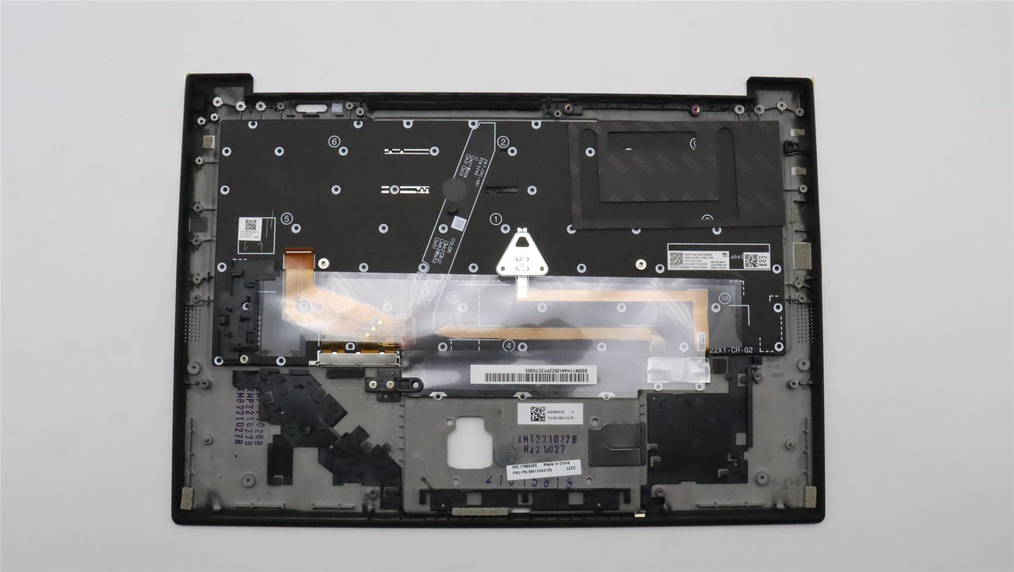 Lenovo ThinkPad X1 10th Gen Keyboard Palmrest Top Cover Arabic 5M11H44125
