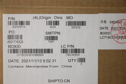 Lenovo Upper Case ASM_SLV L82JH SG BU 5CB1D05110