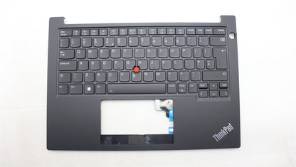 Lenovo ThinkPad E14 Gen 5 Palmrest Cover Keyboard UK Black Backlit 5M11L92594