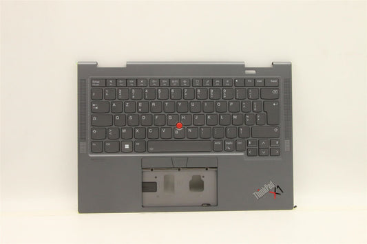 Lenovo Yoga X1 6th Palmrest Touchpad Cover Keyboard French Grey 5M11C40998