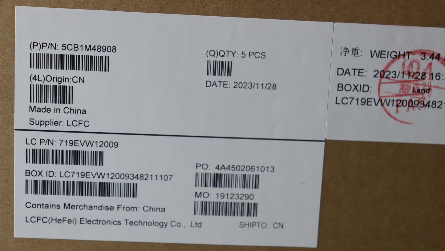 Lenovo V15 G4 IAH Palmrest Cover Touchpad Keyboard Italian Black 5CB1M48908