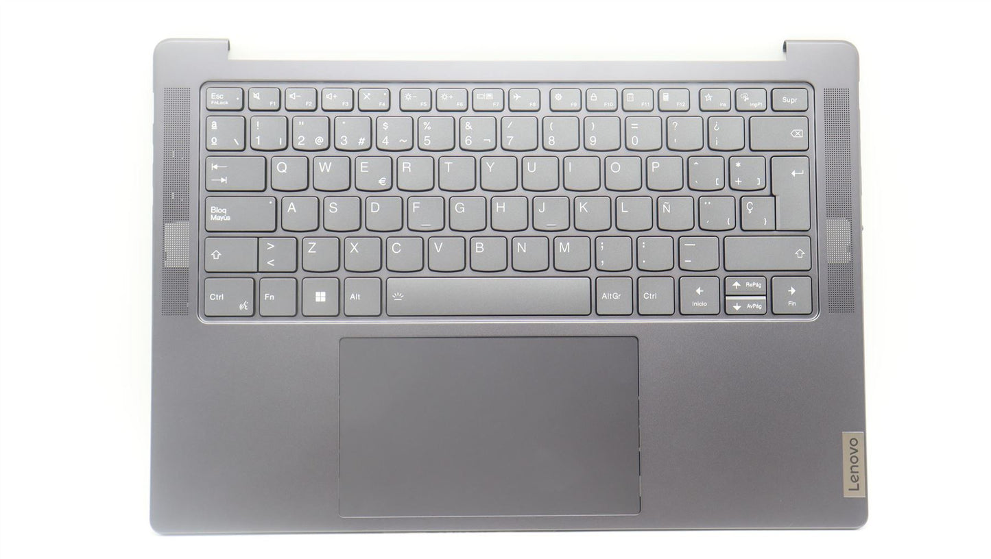 Lenovo Yoga 7 14IRH8 Palmrest Cover Touchpad Keyboard Spanish 5CB1L39463