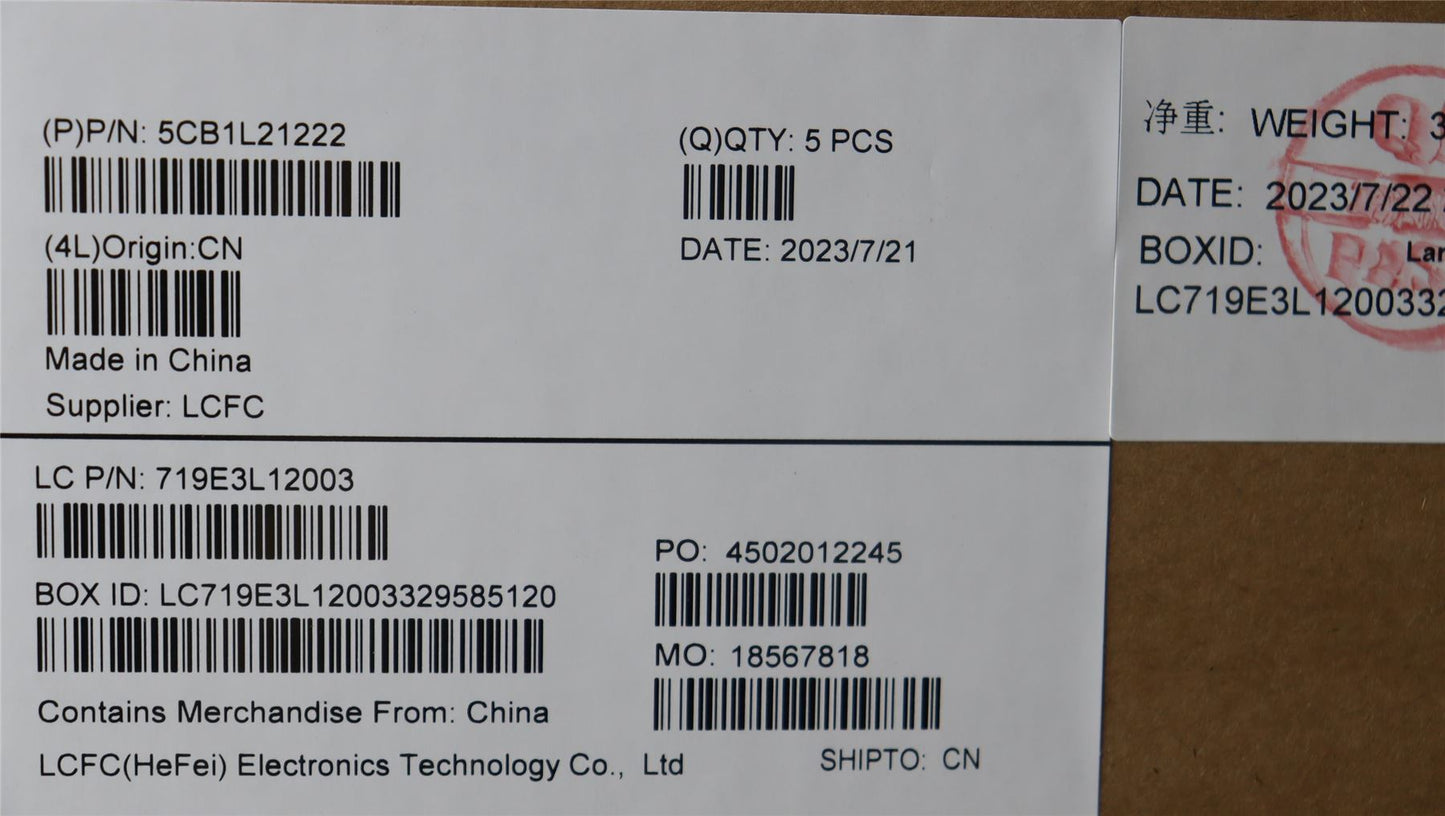 Lenovo Upper Case ASM_UKE L82XQ ABFP NBL 5CB1L21222
