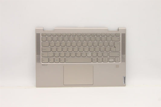 Lenovo Yoga C740-14IML Keyboard Palmrest Top Cover Czech Mica 5CB0U43984