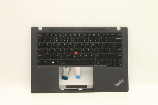 Lenovo ThinkPad T14s 2 Keyboard Palmrest Top Cover Indian Black 5M11A37633