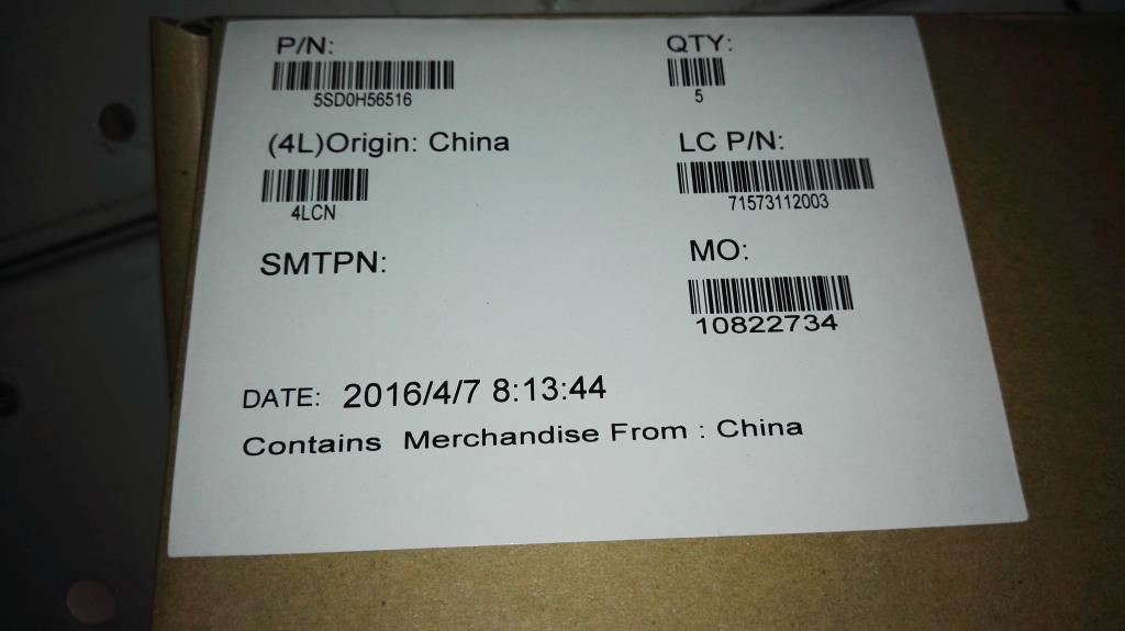Lenovo SSD_ASM SS MZVKW512HMJP 512G M.2 SSD 5SD0L78933