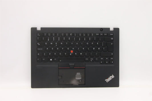 Lenovo ThinkPad T14s Keyboard Palmrest Top Cover Norwegian Black 5M10Z41309