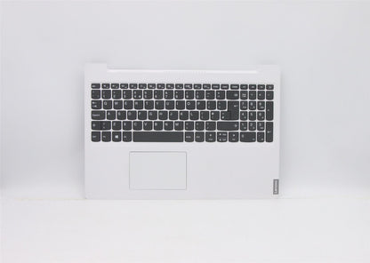 Lenovo IdeaPad L3-15IML05 L3-15ITL6 Palmrest Cover Keyboard UK White 5CB0X56019