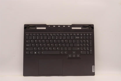Lenovo S7 16IAH7 Palmrest Cover Touchpad Keyboard US Storm Grey 5CB1J04381