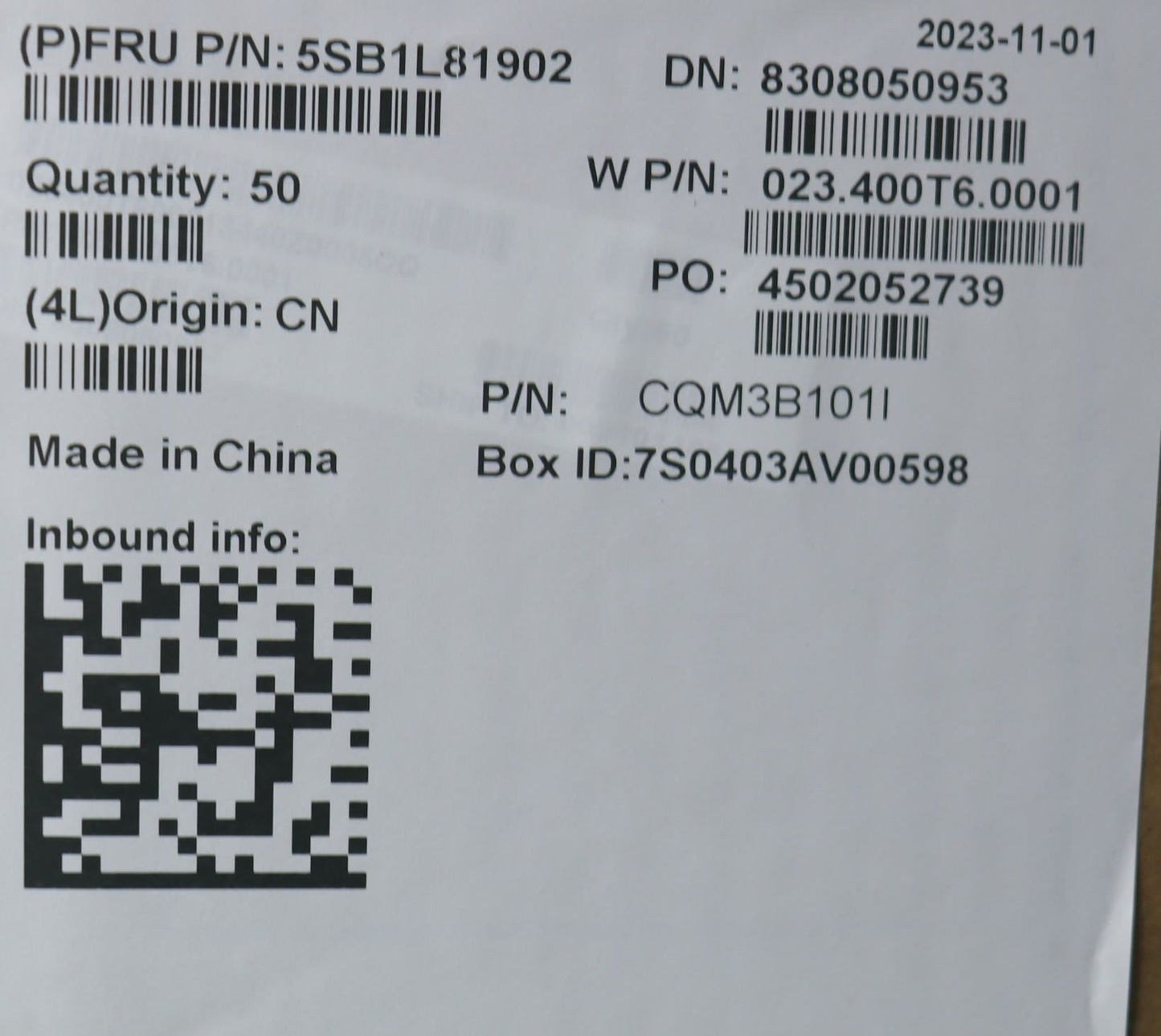 Lenovo ThinkPad P1 Gen 6 Speaker Speakers 5SB1L81902