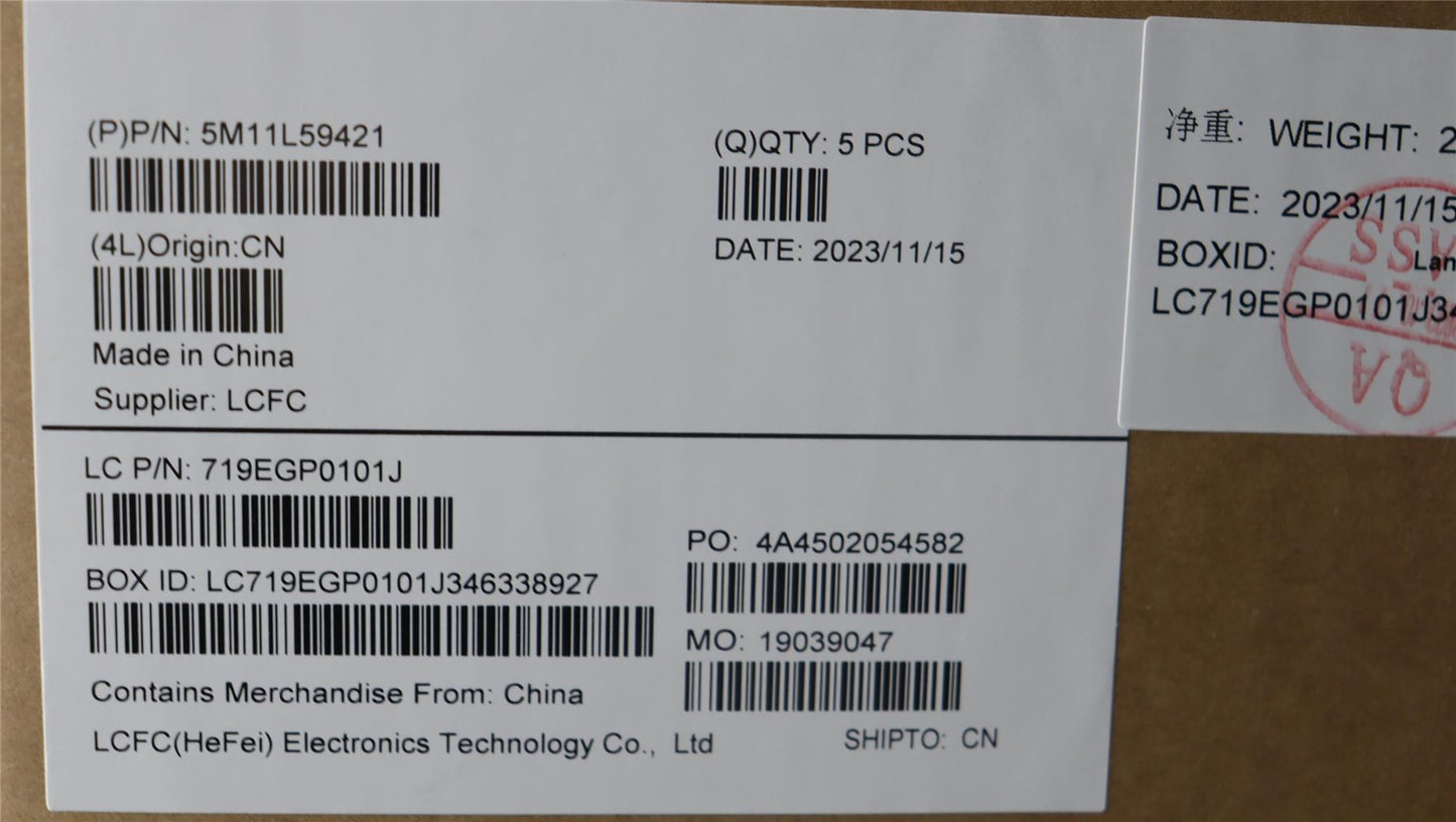 Lenovo ThinkPad T14s Gen 4 Keyboard Palmrest Top Cover UK Black 5M11L59421