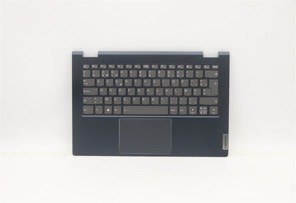 Lenovo Yoga 14s ITL Keyboard Palmrest Top Cover Belgian Black Backlit 5CB1C92805