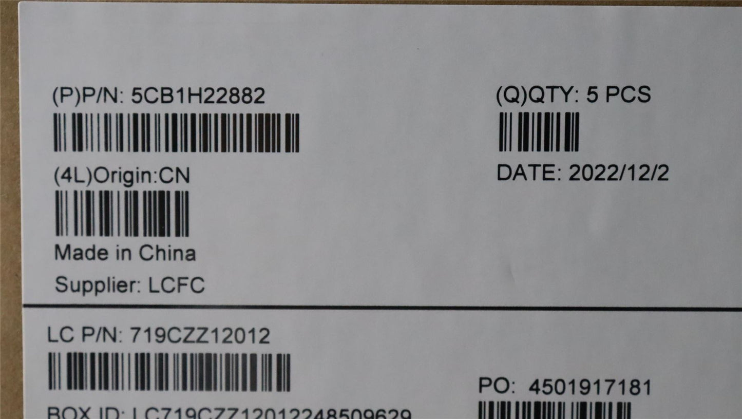 Lenovo 5 15IAH7 Palmrest Cover Touchpad Keyboard UK Cloud Grey 5CB1H22882