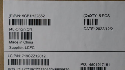 Lenovo 5 15IAH7 Palmrest Cover Touchpad Keyboard UK Cloud Grey 5CB1H22882