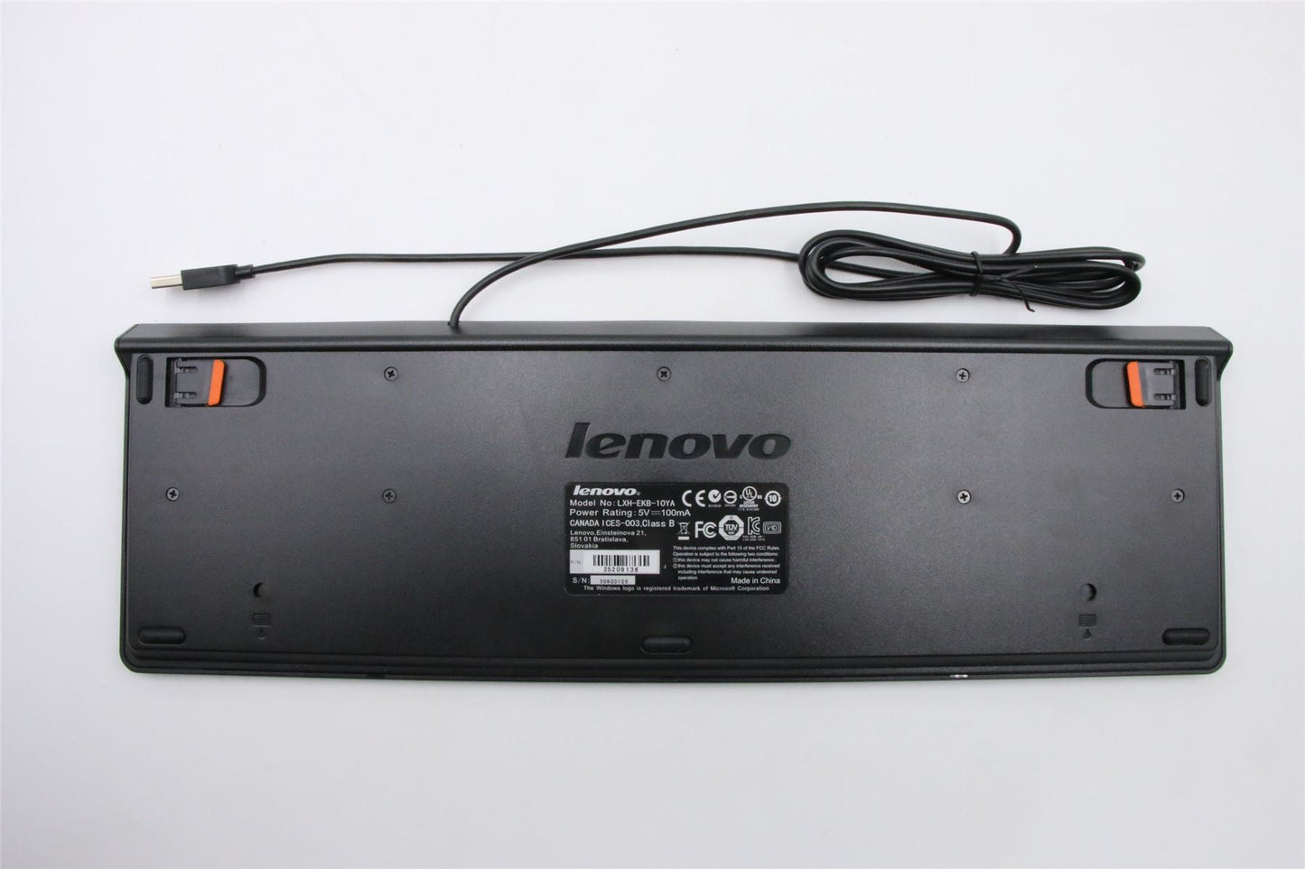 Lenovo IdeaCentre 300-20ISH 300S-11IBR 700-25ISH USB Wired Keyboard UK 25209136
