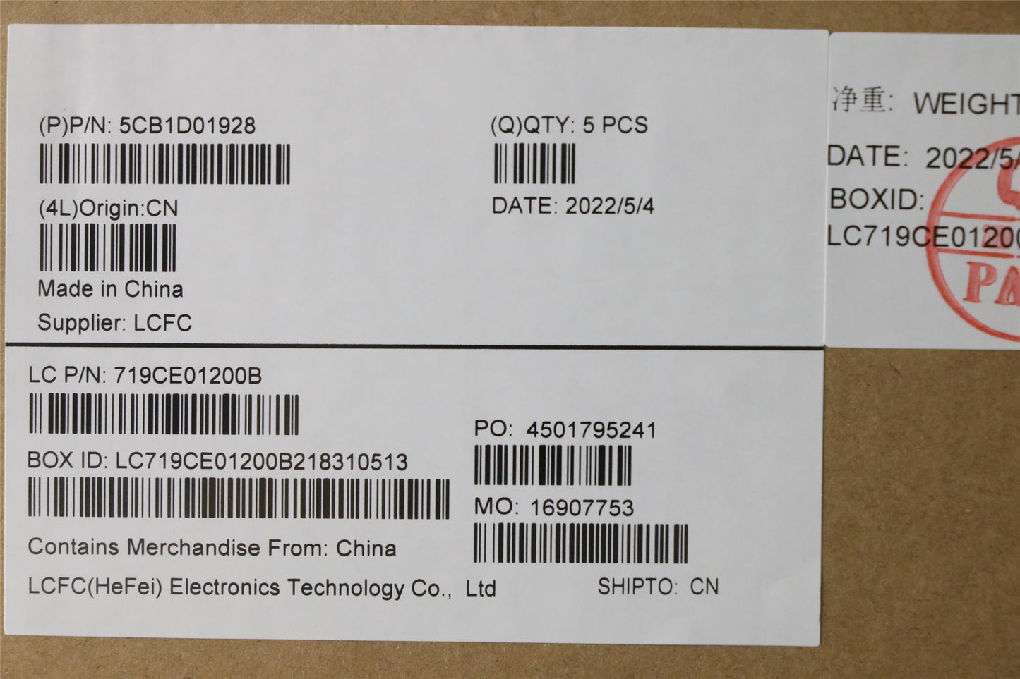 Lenovo Upper Case ASM_POR L82K0 PHABU 5CB1D01928