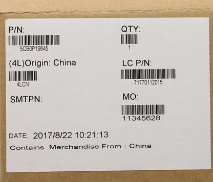 Lenovo LCD Cover L 80VG SR W/Hinge Lines 5CB0P19645