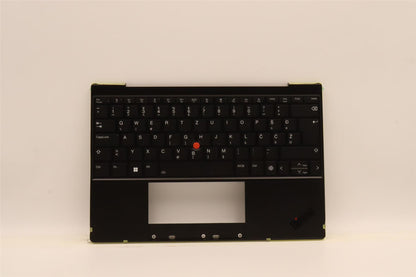 Lenovo ThinkPad Z13 Gen 1 Keyboard Palmrest Top Cover Slovenian Black 5M11H94984