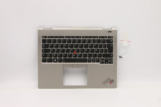 Lenovo ThinkPad X1 Keyboard Palmrest Top Cover French Titanium 5M11B59853