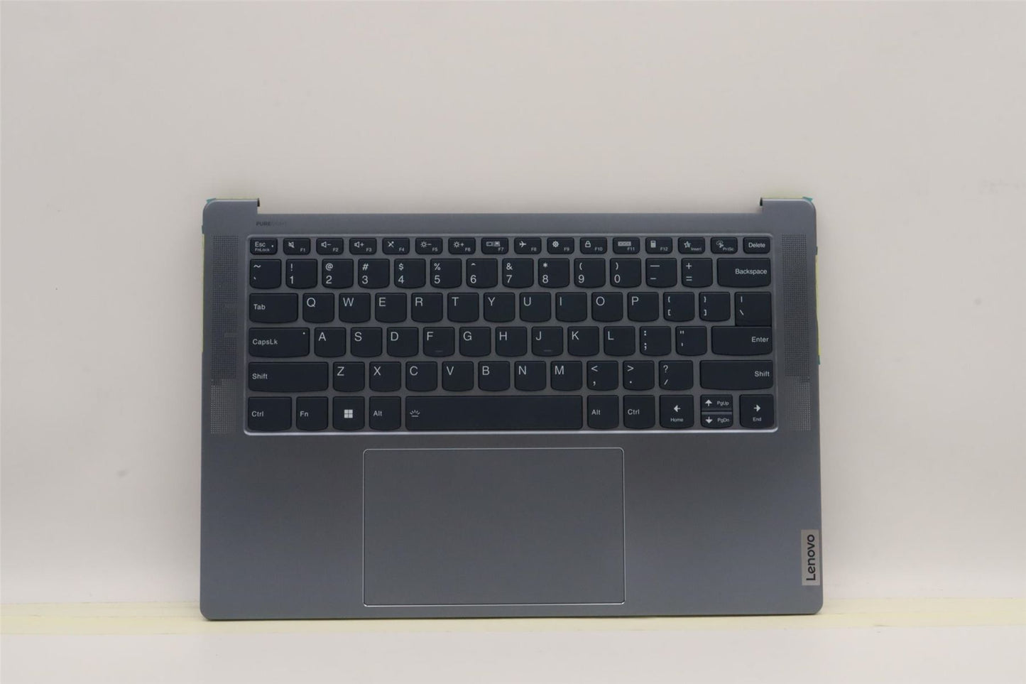 Lenovo Yoga 7 14IAH7 Palmrest Cover Touchpad Keyboard US Dark Teal 5CB1J23782