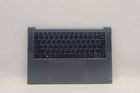 Lenovo Yoga 7 14IAH7 Palmrest Cover Touchpad Keyboard US Dark Teal 5CB1J23782