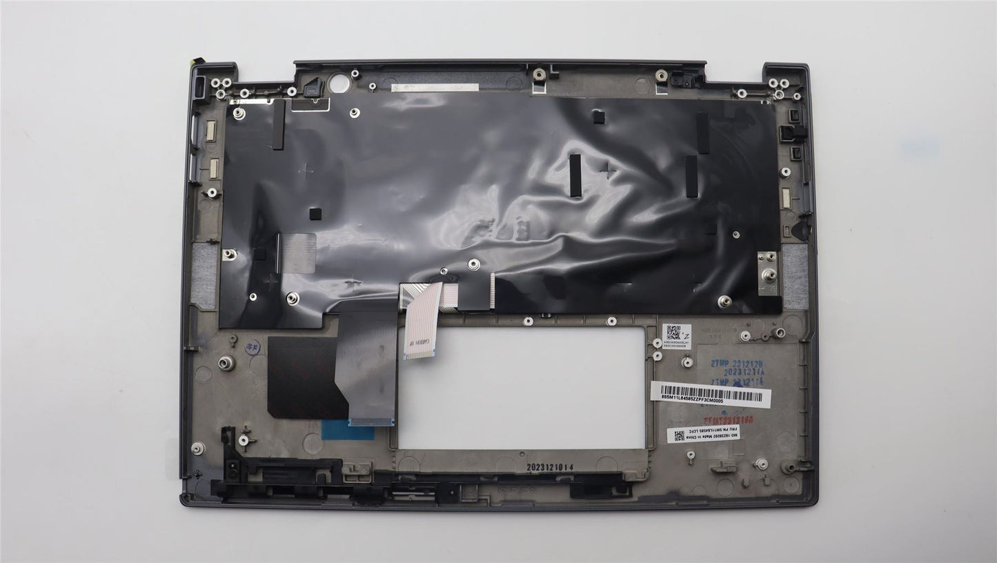 Lenovo ThinkPad X13 Gen 4 Keyboard Palmrest Top Cover Spanish Grey 5M11L64585