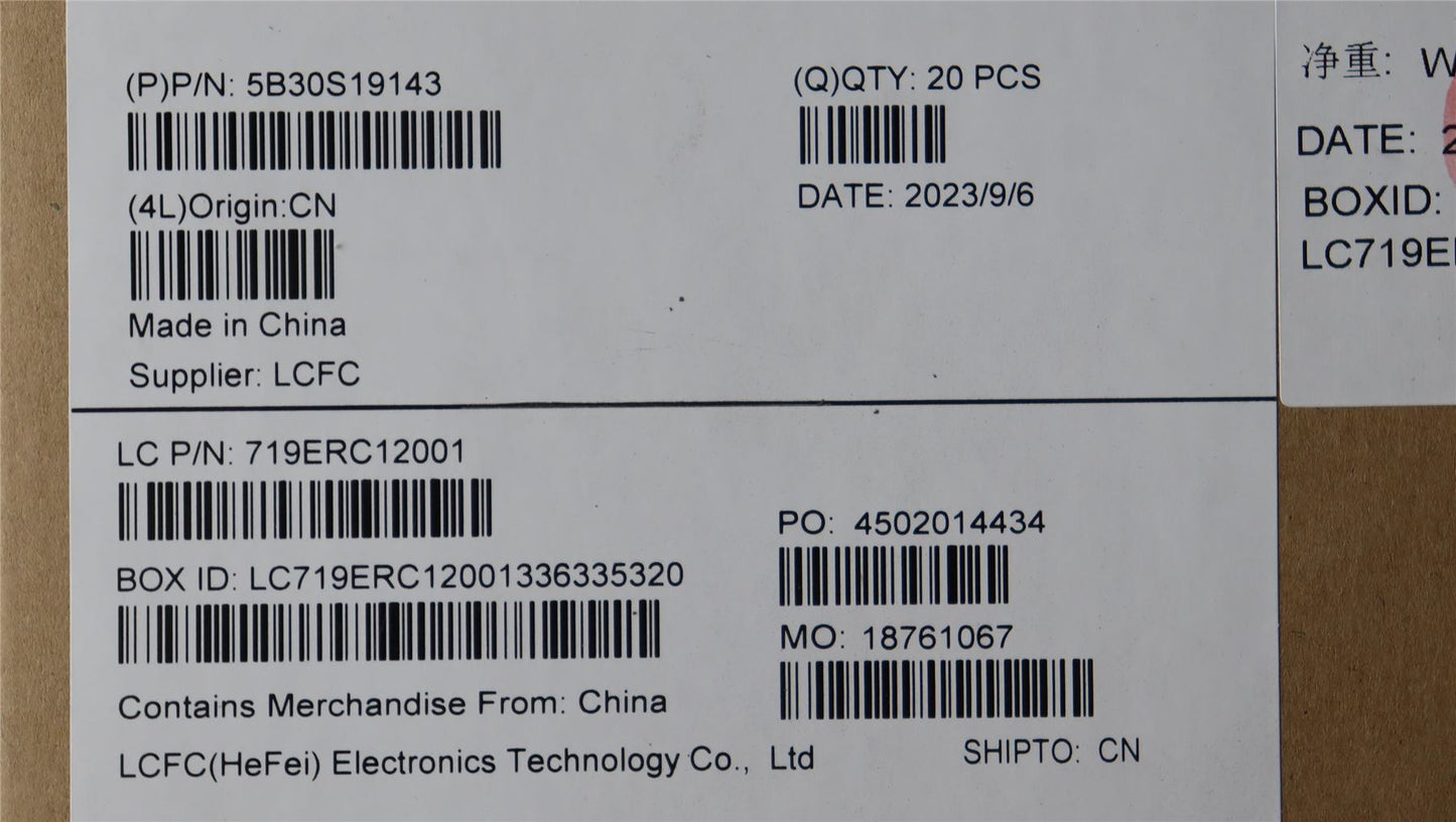 Lenovo LCD Bezel W/Tape L83AG 5B30S19143