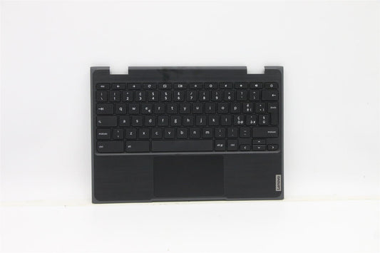 Lenovo 100e 2nd Gen Palmrest Cover Touchpad Keyboard Italian Black 5CB0Y57914