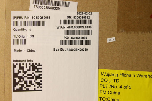 Lenovo V330-15ISK V330-15IKB Palmrest Cover Keyboard UK Black 5CB0Q60061