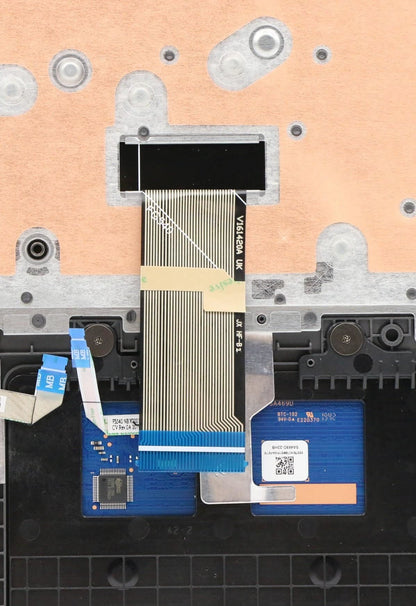 Lenovo V15-IWL Palmrest Touchpad Cover Keyboard Nordic Grey 5CB0W44084