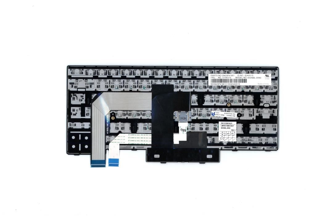 Lenovo ThinkPad T480 A485 Keyboard Norwegian Black 01HX319