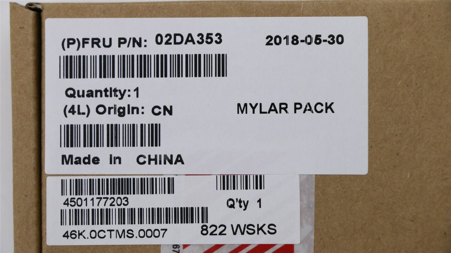 Lenovo 02DA353 MECHANICAL FRU MYLAR SR SCREW LKL1,YG