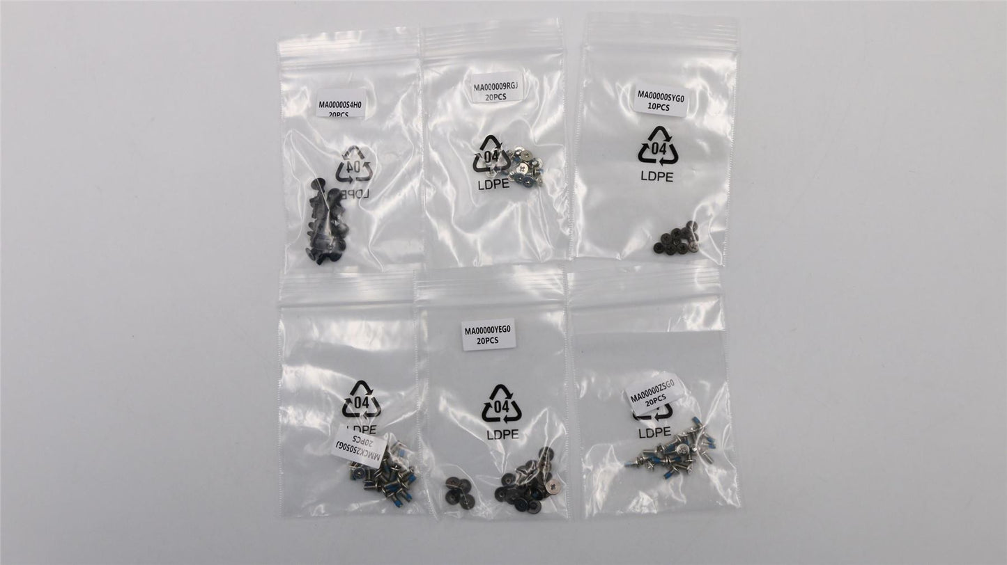 Lenovo ThinkPad T490s Screw Screws Kit 01YN262