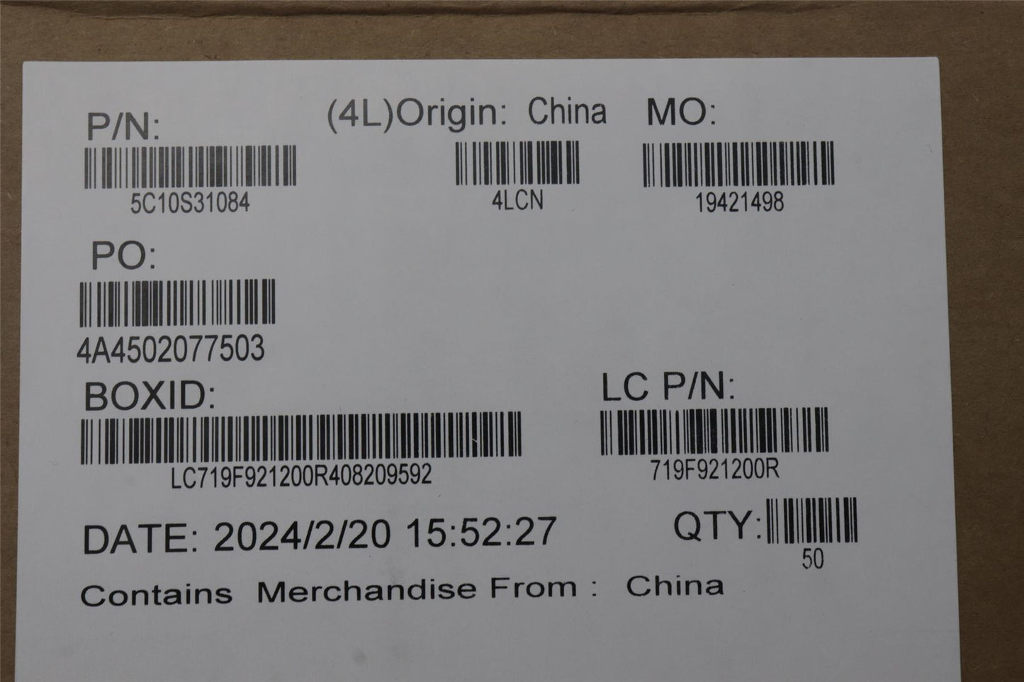 Lenovo CABLE L 83FF EDP HONG YUEN FPC 5C10S31084