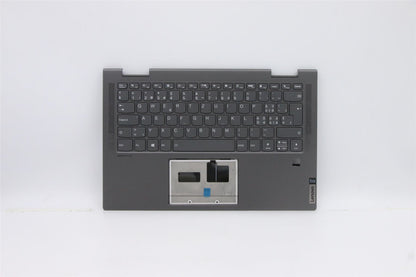 Lenovo IdeaPad 5G-14Q8CX05 Palmrest Cover Keyboard Swiss Grey Backlit 5CB0Z68491