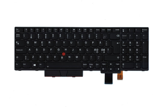 Lenovo ThinkPad T570 P51s Keyboard Nordic Black Backlit 01ER581