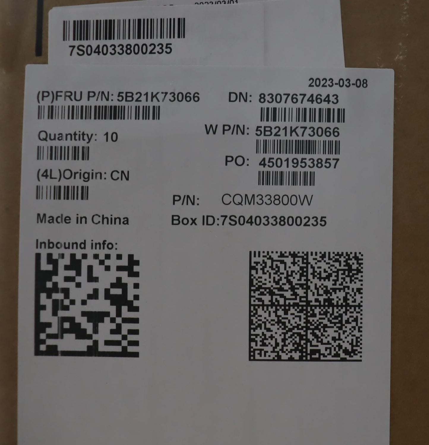 Lenovo IdeaPad 5 14IRU8 Motherboard Mainboard UMA INTELI51335U 8G 5B21K73066