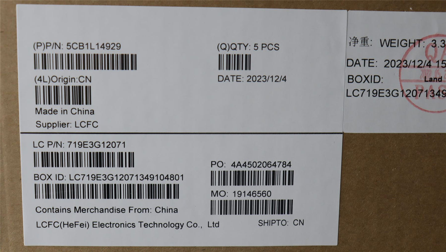 Lenovo IdeaPad 3 16ABR8 Palmrest Cover Touchpad Keyboard French 5CB1L14929