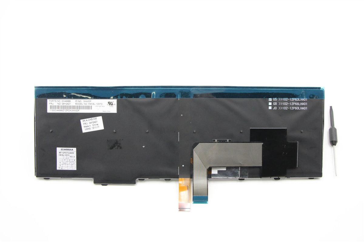 Lenovo ThinkPad T540p W540 T550 W550s W541 T560 P50s Keyboard Thai Black 04Y2421