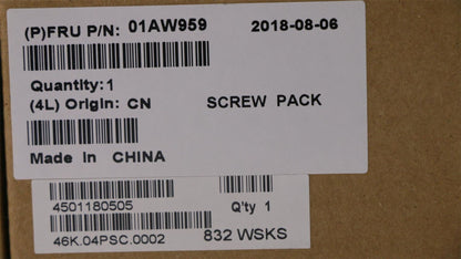 Lenovo Carbon X1 4th Screw Screws Kit 01AW959