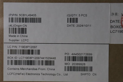 Lenovo IdeaPad 3 14IRU8 Palmrest Cover Touchpad Keyboard US Europe 5CB1L49405