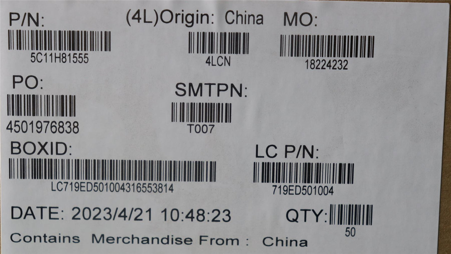Lenovo FRU CABLE X13YG4_CLICK FFC 5C11H81555