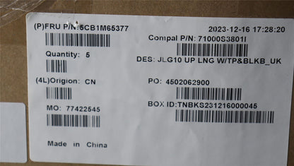 Lenovo COVER Upper Case ASM_UKE C 83DV BLWH 5CB1M65377