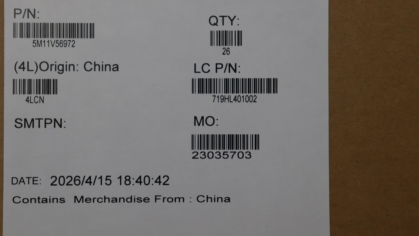 Lenovo MECH_ASM CARD-SUB,PMIC Microphone Board 5M11V56972