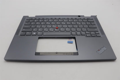 Lenovo ThinkPad X13 Gen 4 Keyboard Palmrest Top Cover Greek Grey 5M11L64332