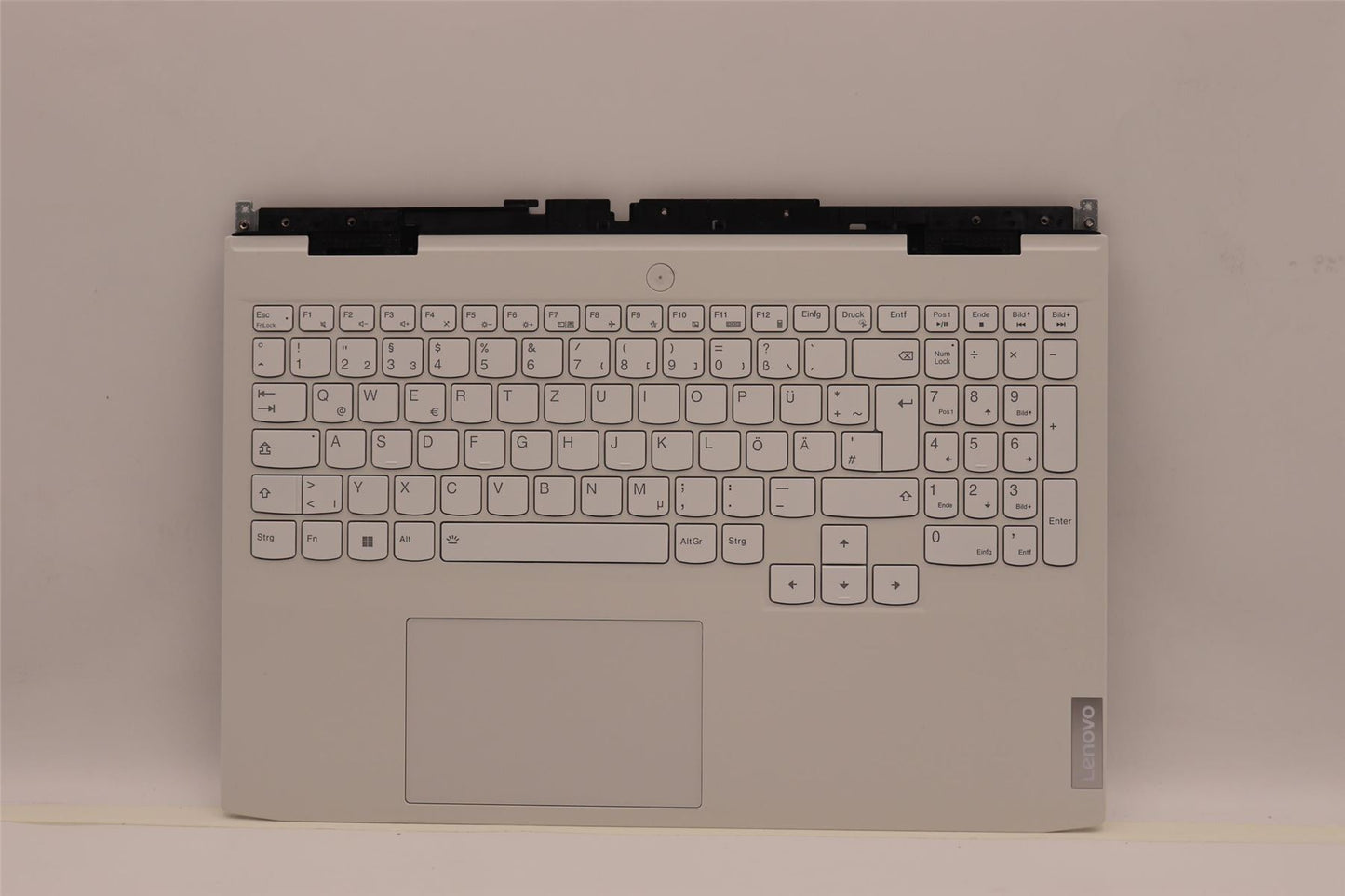 Lenovo IdeaPad 3 15IAH7 Palmrest Cover Touchpad Keyboard German White 5CB1H38858