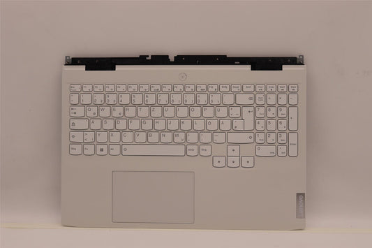 Lenovo IdeaPad 3 15IAH7 Palmrest Cover Touchpad Keyboard German White 5CB1H38858