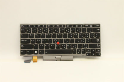 Lenovo ThinkPad L13 Gen 2 s Keyboard Arabic Silver Backlit 5N20V43477